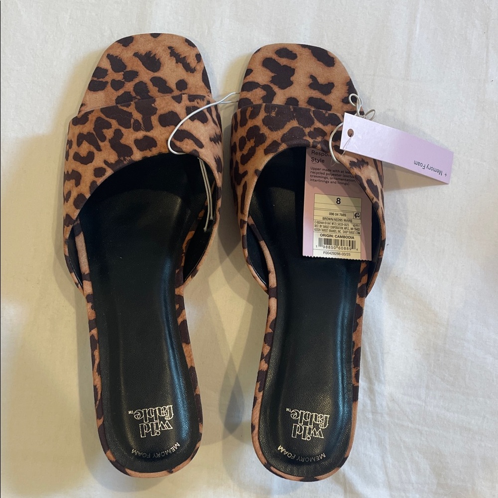 Wild Fable Animal Print Women's Sandals
